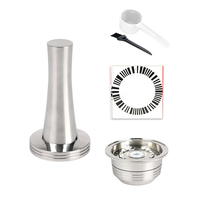 Capsule réutilisable en acier inoxydable de 230 ml avec opercule anti-effraction, compatible avec les modèles Vertuoline, dosettes à expresso