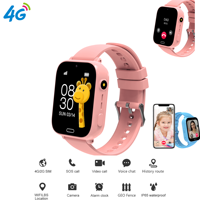 Reloj Inteligente 4G Económico para Niños con Tarjeta SIM, Pantalla Táctil de 1.83'', Posicionamiento WIFI+LBS, SOS, Reloj Inteligente para Niños RTOS Watch Setracker2