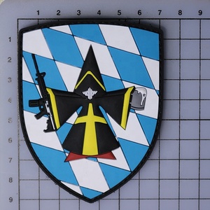 Patch AWELLS a Forma di Teschio Punisher, Scudo 3D in Gomma Morbida PVC con Chiusura a Strappo, Guangdong - Product Image 2