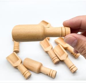 7.6cm Mini Wooden Bath Salt Spoon Candy Tea Measuring <strong>Scoop</strong> <strong>Washing</strong> <strong>Powder</strong> Baby Spoon Scooper Bulk Office Camping Wholesale - Product Image 6