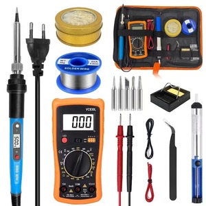 <span class=keywords><strong>Fer</strong></span> à <span class=keywords><strong>souder</strong></span> HUIXIN HX-383 bleu 60W 220V, kit à température réglable, outils <span class=keywords><strong>de</strong></span> soudage, fil, multimètre, pièce à <span class=keywords><strong>souder</strong></span> droite, garantie 1 an - Product Image 1