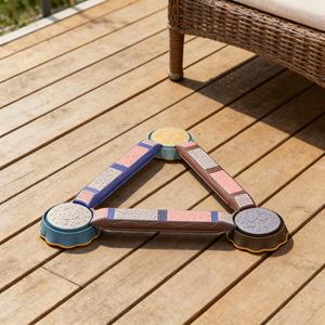 Équipement de planification motorique et sensoriel avec poutres d'équilibre texturées et aides à l'entraînement - Product Image 2