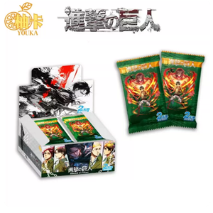 <span class=keywords><strong>Attack</strong></span> <span class=keywords><strong>Titan</strong></span> Anime TCG Booster Box - Eren, Levi e Mikasa - Carte Collezionabili - Mystery Box - Product Image 2