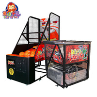 Crazy Hoop Machine de jeu d'arcade de basket-ball de rue à monnayeur pour sports en intérieur à vendre