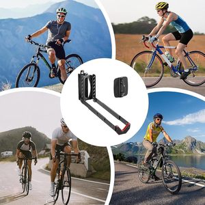 Xe đạp Wall Mount Rack không gian tiết kiệm xe đạp Wall Mount có thể gập lại và điều chỉnh xe đạp Wall Mount mail đặt hàng đóng gói - Product Image 6