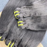 Lot de Tissages Cheveux Humains Lisses Yaki Légers Fournisseurs Vente en Gros de Cheveux Vietnamiens Bruts Alignés Cuticule Naturelle
