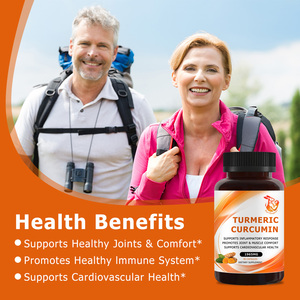 Cápsulas de Cúrcuma y Curcumina Orgánicas OEM ODM, con Pimienta Negra, Promueven los Antioxidantes, Apoyan la Salud Cognitiva - Product Image 5