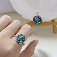 Bague en argent oxydé S925 avec turquoise sertie clos et onyx corail pour femmes et hommes, bijoux de mode pour fêtes, nouveautés