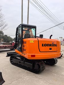 Nouvelle pelle sur chenilles Lonking LG6075 de 7,5 tonnes avec caméra d'inspection, patins de chenilles, déchiqueteur hydraulique et attache rapide - Product Image 5