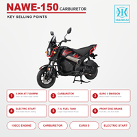 Mini moto automatique 150cc, moteur refroidi par air, frein à disque avant, démarrage électrique, vitesse maximale de 80 km/h, EURO 5, vente en gros