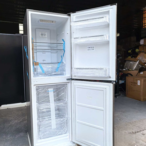Réfrigérateur à double porte sans givre, capacité 230L, congélateur supérieur, alimentation électrique, 55x64x167cm - Product Image 4