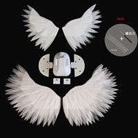 Ailes d'ange pour la Saint-Valentin, ailes électriques, bouquet en forme de cœur, cadeau créatif populaire sur Internet, cadeau romantique pour petite amie