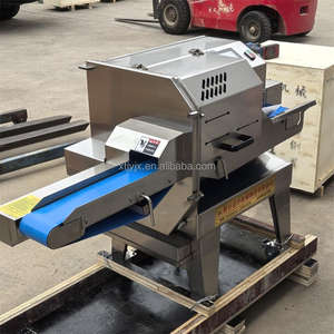 Trancheuse à viande commerciale pour les aliments cuits. Poitrine <span class=keywords><strong>de</strong></span> porc, oreilles <span class=keywords><strong>de</strong></span> cochon et trancheuse à côtelettes <span class=keywords><strong>de</strong></span> <span class=keywords><strong>veau</strong></span>. Trancheuse à viande entièrement automatique. - Product Image 4