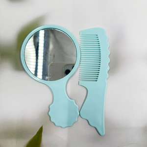 Juego de espejo y peine para niños de estilo nórdico con mango, diseño ideal para Instagram, práctico juego de 2 piezas, precio directo de fábrica. - Product Image 5