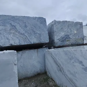 Best Verkopende Duurzame Met Behulp Van Ruwe Marmeren Blok Grijs Marmer Blok Eigen Steengroeve Natuurstenen Blokken