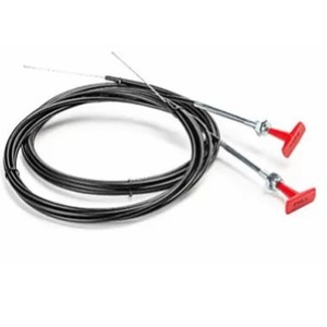 Throttling Valve Regulating Valve Red T Handle Flexible Shaft Assembly For Buses <b>Coaches</b> Trucks - Product Image 1