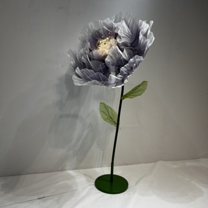 Nouvelle Lampe Millet Mécanique Dynamique Améliorée à Ouverture et Fermeture Stables, Simulation de <span class=keywords><strong>Fleur</strong></span> de Pavot en Soie pour Décoration de Mariage, Fête et Événement - Product Image 2