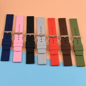 18mm 20mm 22mm 24mm Best seller silicone rubber watch band top quality watch strap for men women