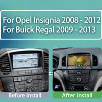 Lecteur DVD de voiture Android pour Buick Regal 2009-2013, écran tactile IPS 9 pouces, navigation radio avec CarPlay Bluetooth