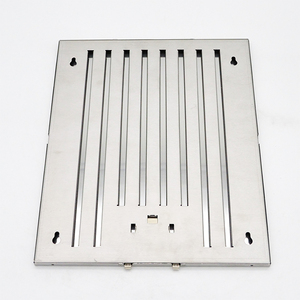 Thép không Gỉ Dầu Mỡ <span class=keywords><strong>Baffle</strong></span> Mui Xe Tấm Bộ Lọc Thay Thế Cho Khói Trên Bán - Product Image 1