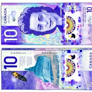 Dinheiro Cenográfico Realista em Polímero e Papel, Série ULTRATHIN Variada - Tema Canadá, Suprimentos para Festas de Ação de Graças e Páscoa - Product Image 5