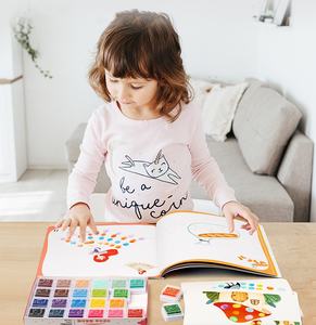 Toptan DIY sanat boya çocuklar için komik çevre dostu parmak boyası kiti çizim oyuncaklar parmak Graffiti komik parmak boyası boyama kiti - Product Image 2