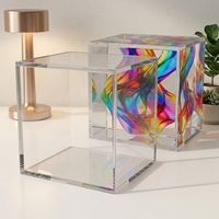 Boîte de présentation personnalisée en acrylique pour ETB, résistante aux UV, avec couvercle magnétique transparent, boîte de protection pour Elite Trainer Box