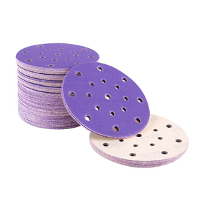 Disques abrasifs 115 mm, 6 trous, à fixation auto-agrippante, pour ponceuse manuelle, disponibles pour distribution directe ODM/OEM - Product Image 3