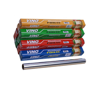 Papier d'aluminium alimentaire pour barbecue, cuisson au four domestique, jetable, pour grillades