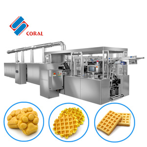 Nouvelle gaufrière en acier inoxydable 304, double couche chauffante, gaz et électrique, grande capacité, longue durée de vie, prix usine - Product Image 3