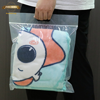 Sacs en plastique transparents GRS en gros pour l'emballage de vêtements, sacs polyvalents auto-adhésifs, sacs fourre-tout à fermeture éclair, sacs givrés portables