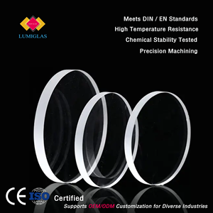 LUMIGLAS Silice fondue Fenêtre d'observation Laboratoire Verre de quartz de qualité optique Transparent - Product Image 3