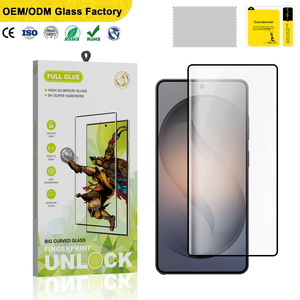 Convient aux téléphones à écran incurvé, verre trempé ultra-fin 9H, anti-rayures, HD clair, anti-reflets, anti-statique, haute transparence, emballage de 1 pièce - Product Image 1