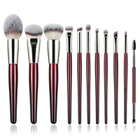 Lot de 30 pinceaux de maquillage à paillettes en gros |   Pinceaux pour fards à paupières et fond de teint de marque privée, collection d'outils cosmétiques professionnels