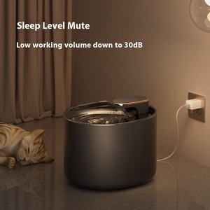 बड़ी क्षमता मूक कुत्ते पीने का फव्वारा स्वचालित परिसंचरण फिल्टर क्वाडरेट प्लास्टिक यूएसबी संचालित पालतू पानी डिस्पेंसर - Product Image 1