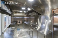 Seahisun Hot Dog Bar mobile Café-restaurant Crème glacée Snack chariot Street Catering Food Van Fast Food Truck Trailer avec cuisine complète