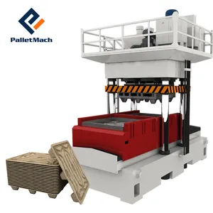 Hydraulic Compressed Wooden Pallet Pressing Machine For Recycling Wood Wastes Wood Sawdust Pallet Block Making Machine