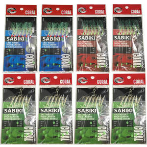 Sabiki lure hook rigs <span class=keywords><strong>per</strong></span> attrezzatura da pesca esche sabiki esche in pelle di <span class=keywords><strong>pesce</strong></span> con perline luminose Sabiki rigs - Product Image 6