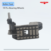 Rouleau Roue Presseur Pied Guide Coverstitch Flatlock Machine À Coudre Pièces Fit W500 Siruba C007 Vc2700 5.6mm 6.4mm