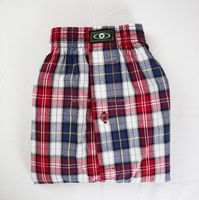 Boxers mi-hauts tricotés pour hommes, taille élastique, 100 % coton, antibactériens, coupe ample – Meilleures ventes
