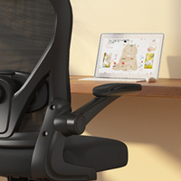Chaise de bureau de direction moderne, contemporaine, pivotante, ergonomique, en tissu, avec accoudoirs réglables, pour salle de conférence et personnel