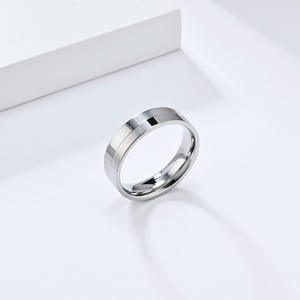 Unisex Geometric <b>Rings</b> Steel Gold Black Minimalist Design Couple Jewelry Gift Fashion <b>Ring</b> K R928 - Product Image 3