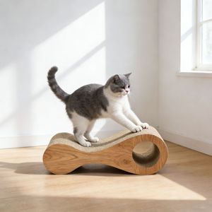 Creative and quirky cat scratching board, custom-made corrugated, wear-resistant, and lint-free; a manufacturer of creative and - Product Image 1