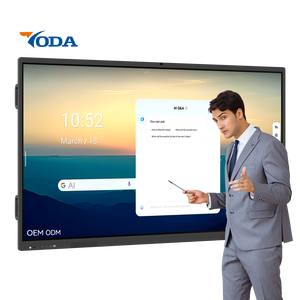 Yoda 98 pouces 4K panneau de signalisation interactif avec caméra AI <span class=keywords><strong>NFC</strong></span> 40/20 points de contact Android <span class=keywords><strong>15</strong></span> garantie 1 an - Product Image 2