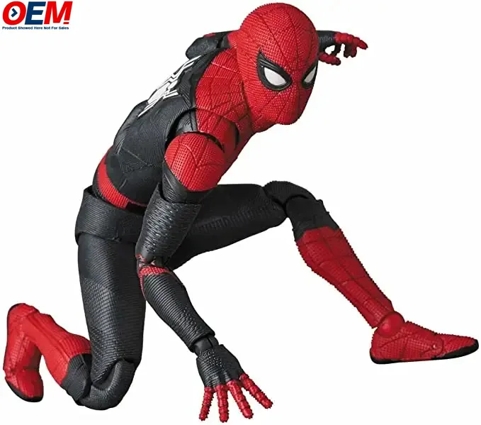 Custom Spiderman Action Figures Movie Hero Series Spiderman Figures Toys with OEM toy factory Service