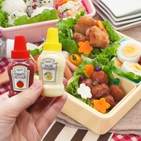 Botol Remas hewan peliharaan 25ml, wadah minyak sirup madu saus kedelai Mini serbaguna