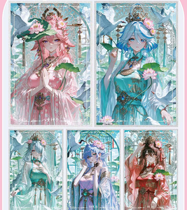Cartes à collectionner HL Lotus Dream A5 AB WaiFu Art Anime Girl Doujin, cartes de jeu de société, cadeau pour les fans - Product Image 5