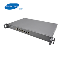 Rackmount Firewall Server Pc 6 I225V 2.5G, rak perangkat keras Server Pc Mini port listrik Gigabit murah