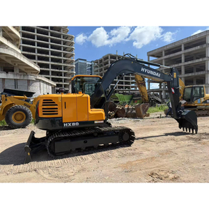 Nouvelle pelle sur chenilles de 8 tonnes HX80HD, moteur Yanmar haute performance pour les projets de construction et d'ingénierie routière municipale - Product Image 3