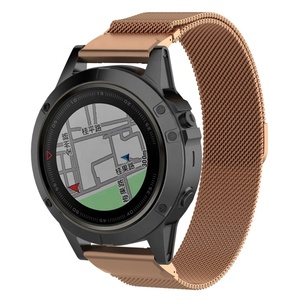 Nuovo cinturino di lusso milanese magnetico regolabile, comodo e a montaggio rapido per Garmin Fenix 7 6/6X/5x 5S Plus - Product Image 3